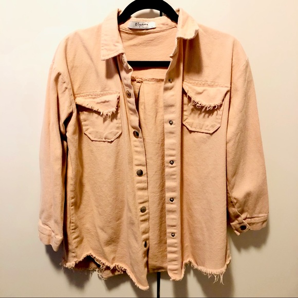 Pink Denim Shirt - Picture 2 of 3